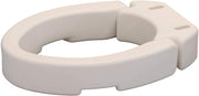 Nova Medical Elongated Hinged Toilet Seat Riser - Adds 3.75 Inches - Senior.com Toilet Seat Risers