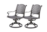 Comfort Care Sahara Outdoor Laced Swivel Rockers - Set of 2 - Senior.com Outdoor Chairs