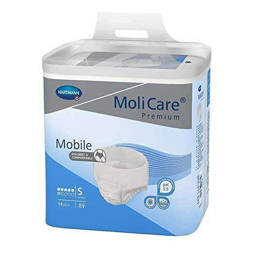MoliCare Premium Mobile Adult Unisex Underwear - Moderate Absorbency Case of 56 - Senior.com Incontinence