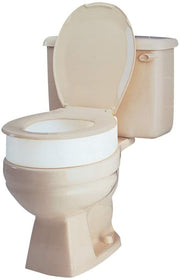 Carex Toilet Seat Risers - Adds 3.5 inches to Toilet Height - Senior.com Toilet Seat Risers