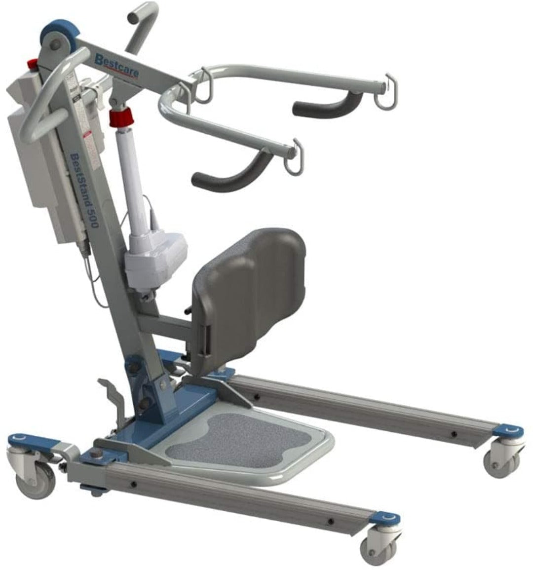 Bestcare BestStand SA500 Sit-to-Stand Bariatric Electric Patient Lift - Senior.com Patient Lifts