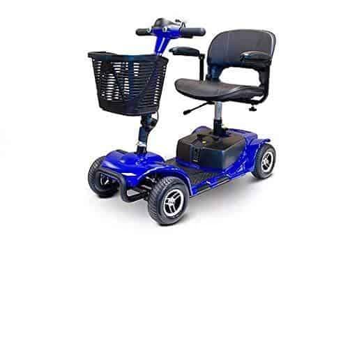 Ewheels Medical 4 Wheel Portable Travel Mobility Scooters - Senior.com Scooters