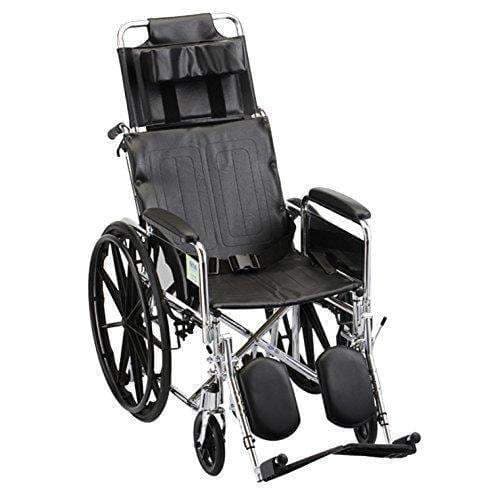 Nova Medical Reclining Wheelchair with Full Arms & Elevating Leg Rests - Senior.com Wheelchairs