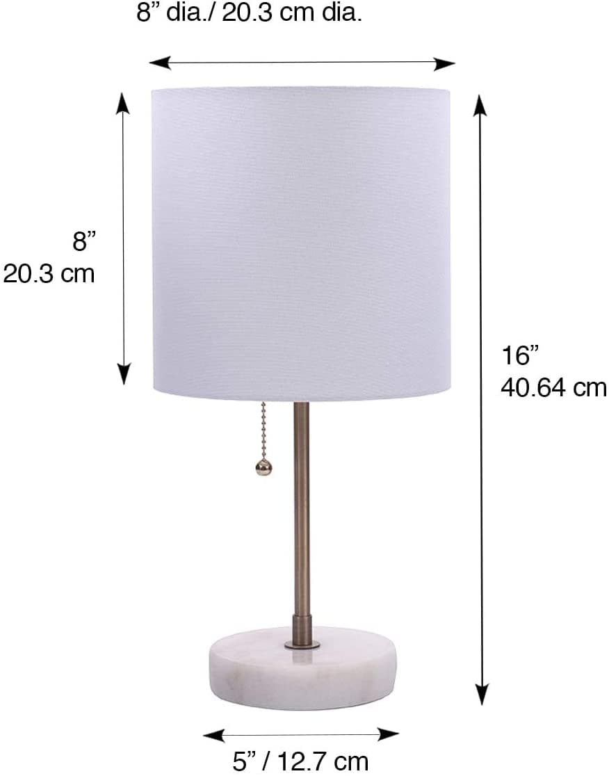 Quality Craft Stick Table Lamp with 5" Marble Base - Senior.com Lamps