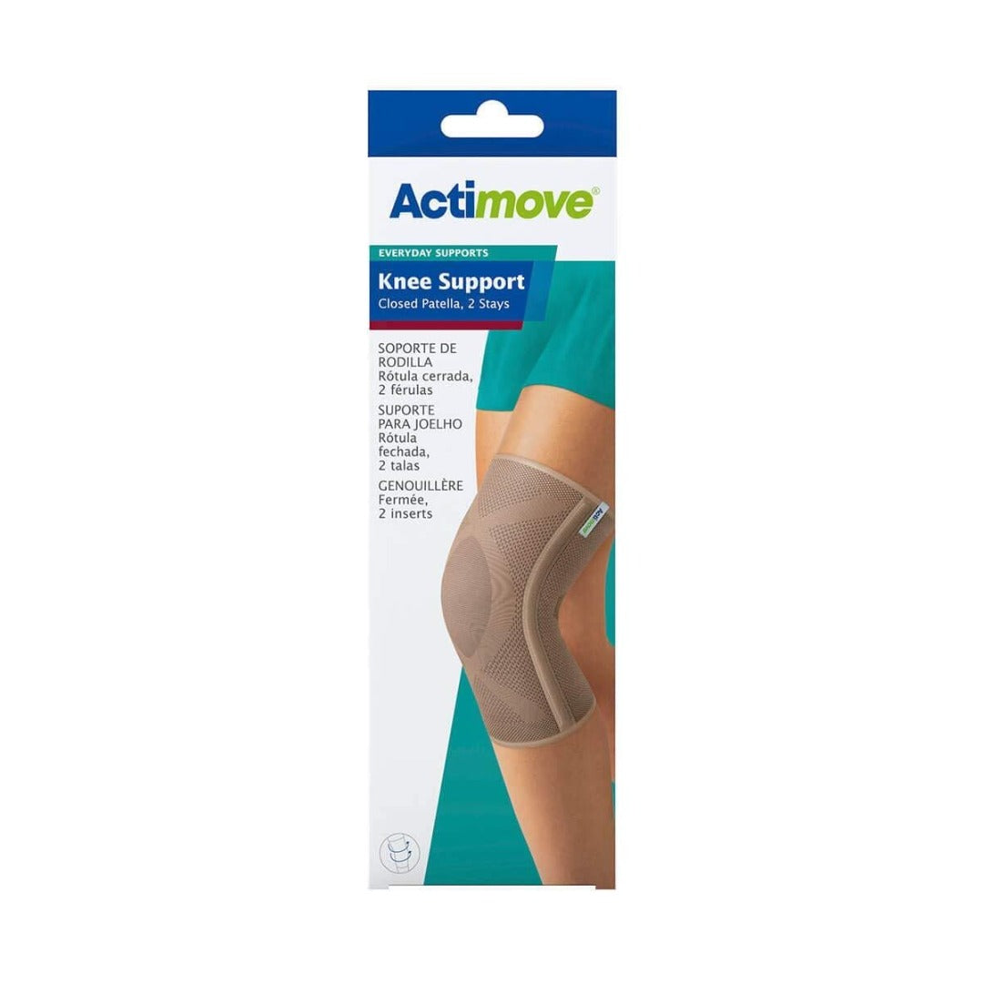 Actimove Knee Support Closed Patella & 2 Stays - Compression Sleeve - Senior.com Knee Support