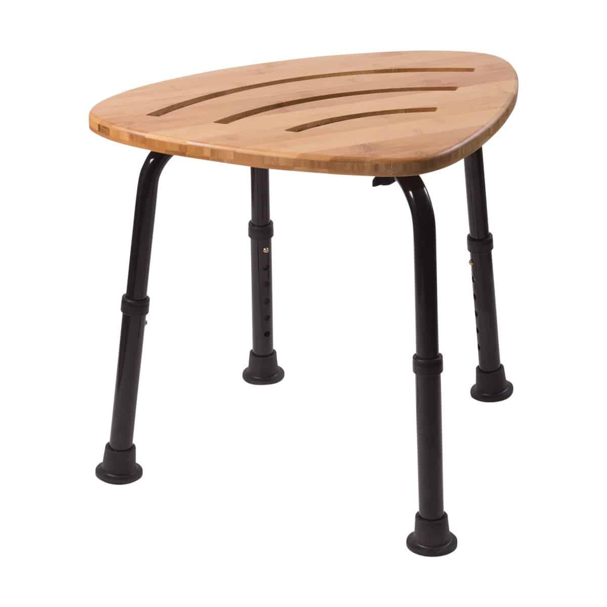 DMI Bamboo Bath Spa Bench and Corner Shower Stool - Senior.com Bath Stool