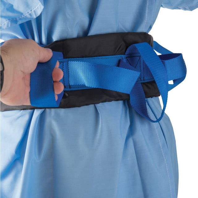 DMI Deluxe Adjustable Nylon Transfer Gait Belt With Handles & Buckle