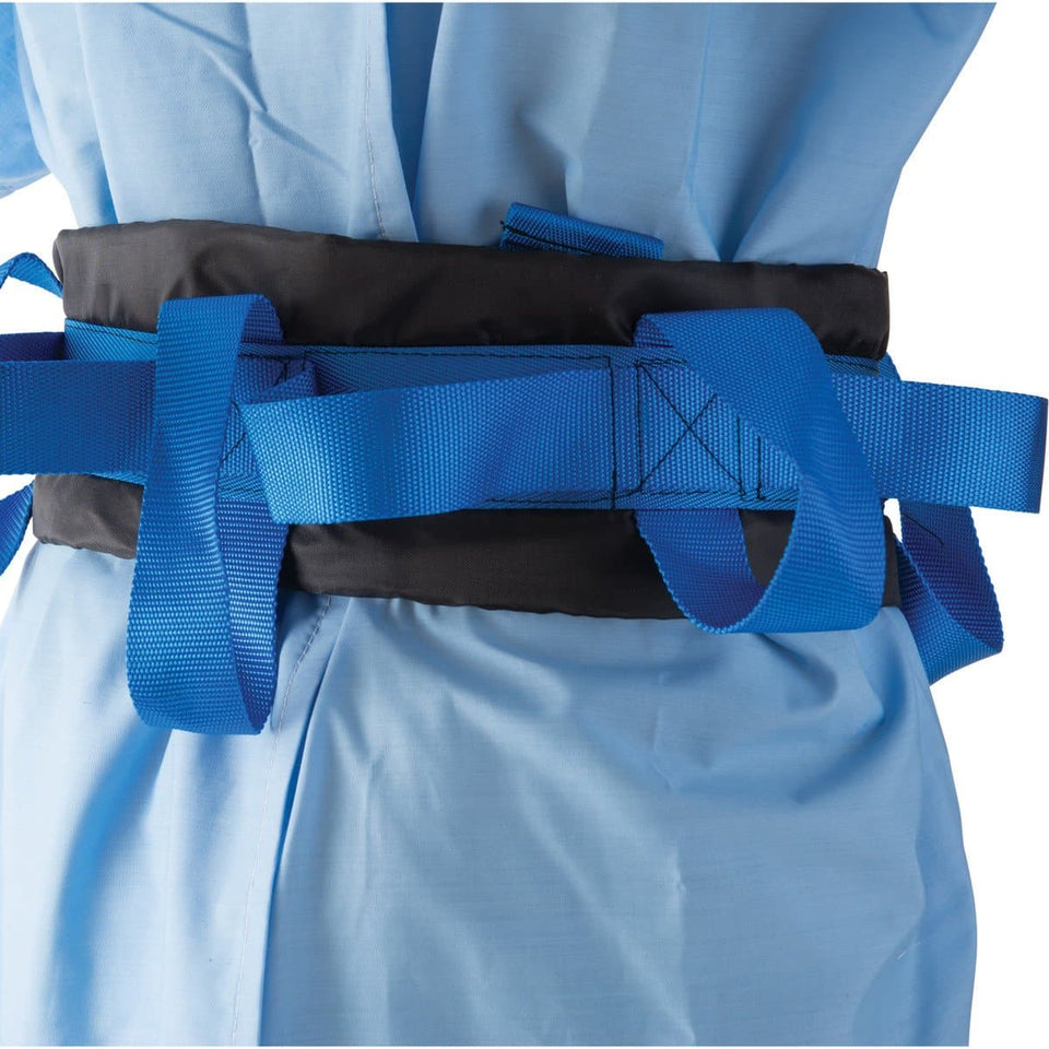 DMI Deluxe Adjustable Nylon Transfer Gait Belt With Handles & Buckle