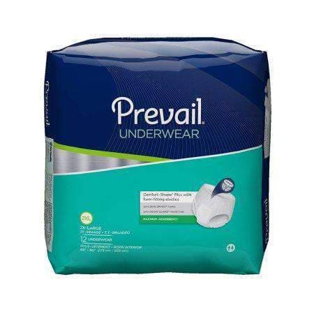 Prevail Maximum Absorbency Incontinence Underwear with Breathable Rapi