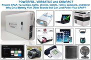 Zopec Medical Explore 8000 Universal Portable CPAP Battery & Power Bank - Senior.com CPAP Batteries