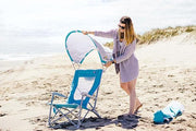 GCI Outdoor SPF SunShade Recliner Beach Chair - Senior.com Beach Chairs
