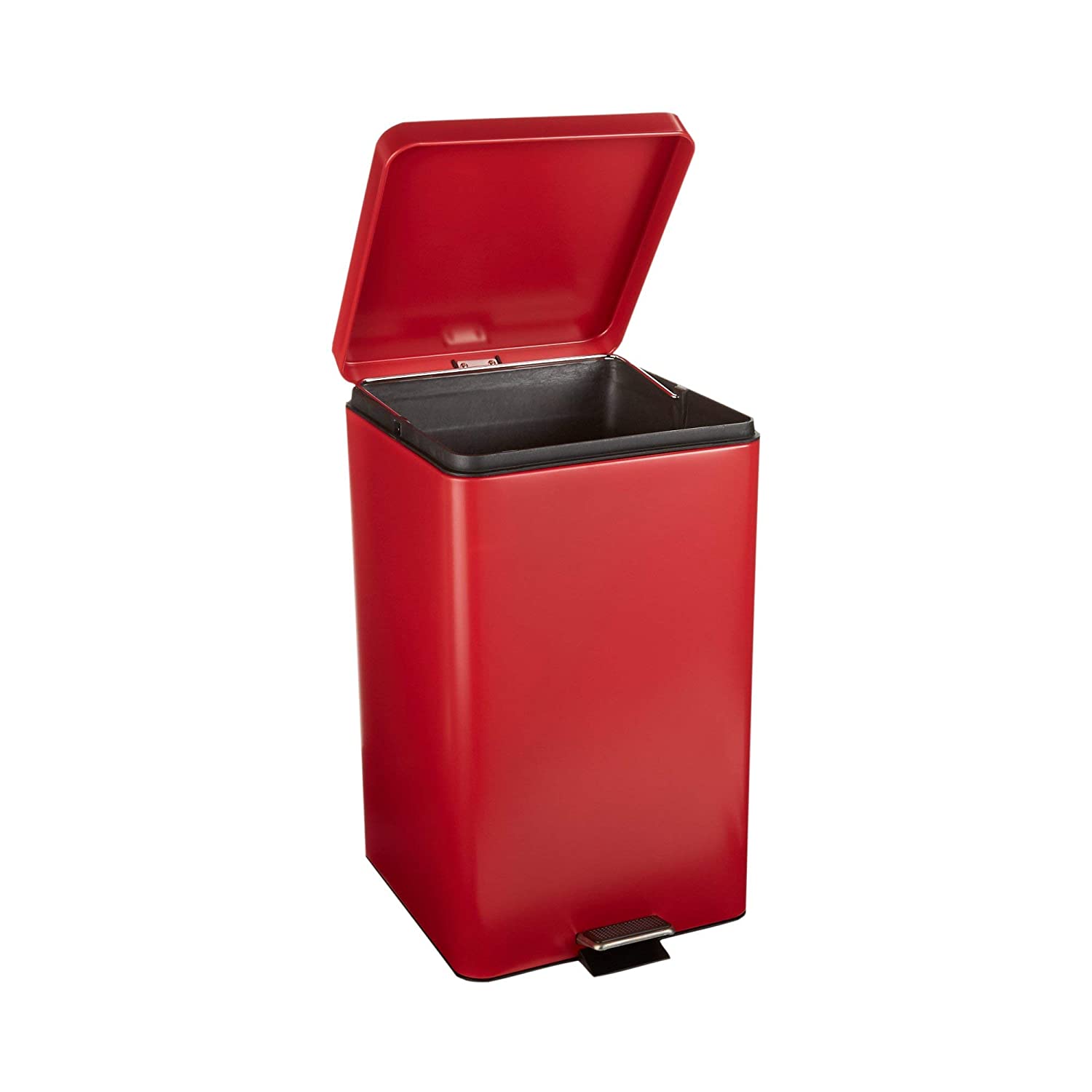 McKesson Steel Trash Can with Plastic Liner & Step On Opening - 32 Quart - Senior.com Trash Cans