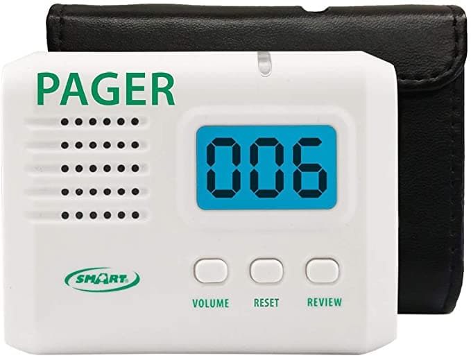 Smart Caregiver Wireless Caregiver Pager with Reset Button with LCD Display - Senior.com Pagers & Call Buttons