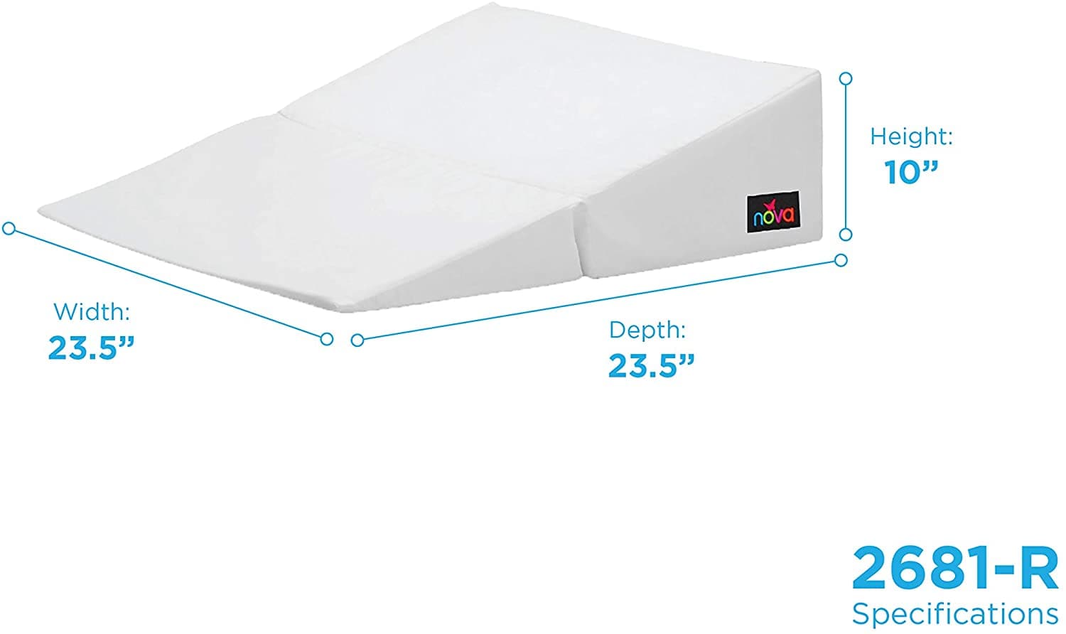 Nova Medical Folding Bed Wedge - Combo Use as Bed Wedge or Pillow Table - Senior.com Bed Wedges
