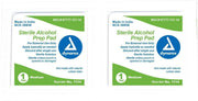 Dynarex Sealed Alcohol Sterile Prep Pads -  Medium - Senior.com Alcohol Wipes