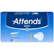 Attends Unisex Extra Absorbent Breathable Small Briefs - Case of 96 - Senior.com Incontinence