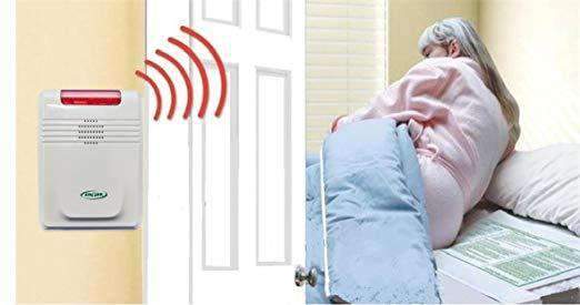 Smart Caregiver Wireless Bed Alarm and Bed Pad -Alarm in Patient's Room Not Necessary! - Senior.com Fall Prevention