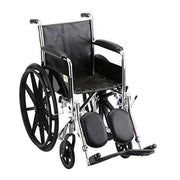 Nova Medical Steel Standard Wheelchairs - Fixed Arms & Elevating Leg Rests - Senior.com Wheelchairs