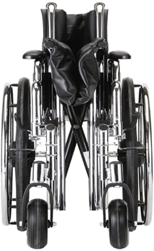Nova Medical Extra Wide 22" Steel Wheelchair with Detachable Full Arms - Senior.com Wheelchairs