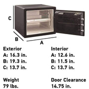 Sentry Safe Fire and Water Large Combination Safe - 0.8 Cubic Feet - Senior.com Security Safes