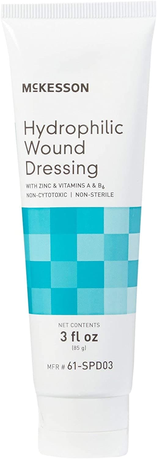 McKesson Hydrophilic Wound Dressing with Zinc plus Vitamins A and B6 - 3 oz - Senior.com Gel Dressings