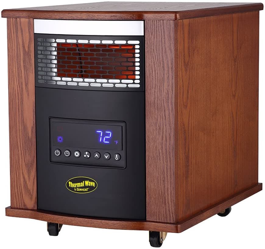 Sunheat Thermal Wave Infrared Heater with UV Germicidal Air Purification & Remote Control - Senior.com Heaters & Fireplaces
