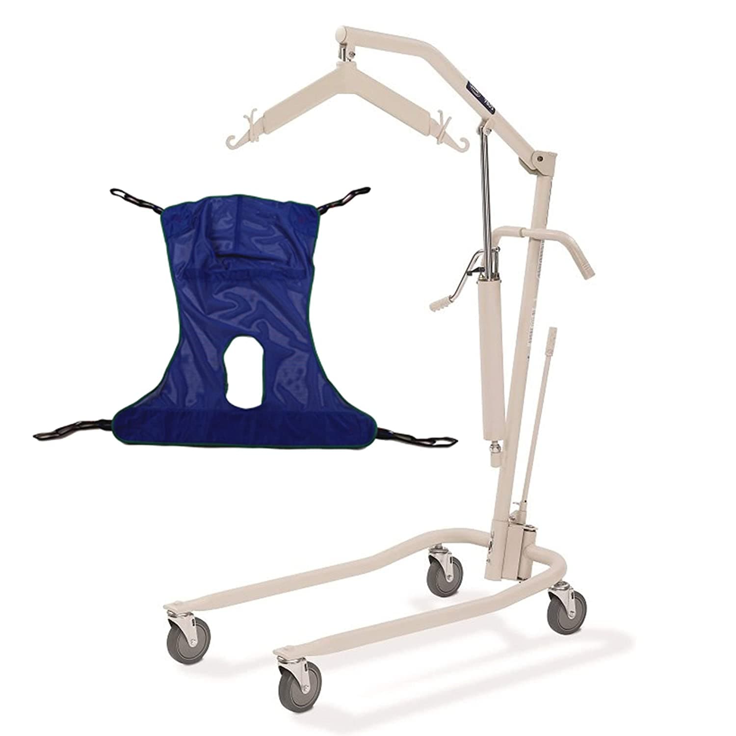 Invacare Personal Hydraulic Patient Body Lift 9805P With Slings