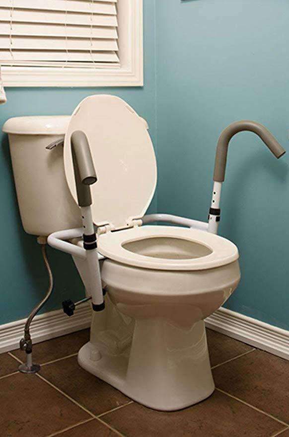 MOBB Healthcare Ultimate 5" Raised Toilet Seat and Safety Frame Combo Package - Senior.com Grab Bars & Safety Rails