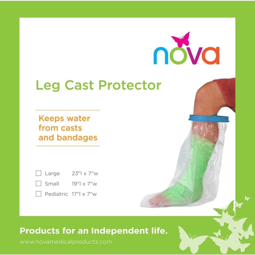 Nova Medical Reusable Leg Cast and Bandage Protectors - Senior.com Cast Protectors