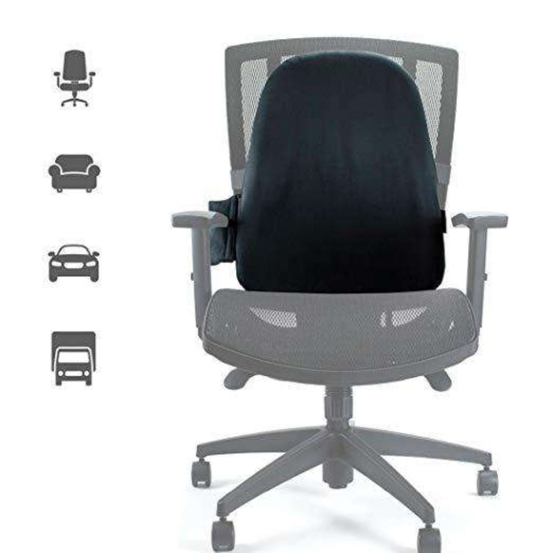 Complete Medical ObusForme Custom Air Backrest With Adjustable Lumbar Support - Senior.com Cushions