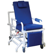 MJM International PVC Extra Wide Universal Transfer System Multi-Position Tilt Chair - Senior.com Transfer Equipment