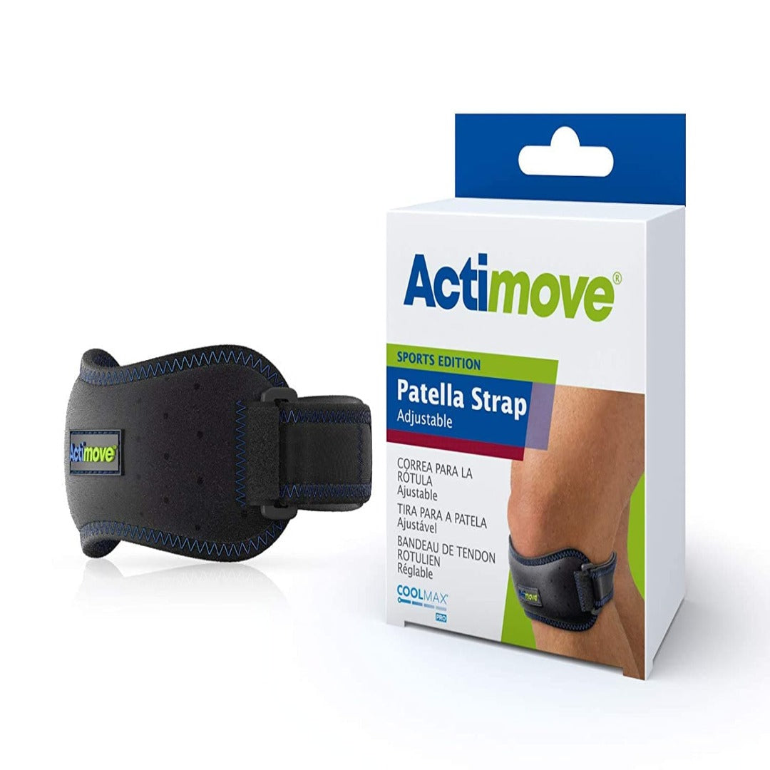 Actimove Adjustable Patella Strap Knee Support - Universal Black - Senior.com Knee Support