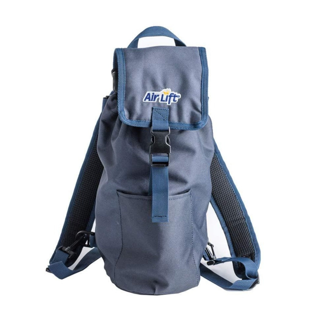 AirLift Oxygen Cylinder Backpack Bag for M6, M9/C Oxygen Cylinders, Navy Blue - Senior.com Oxygen Bags