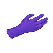 Dynarex True Advantage Nitrile Exam Gloves - Purple 5 mil Thick - Senior.com Nitrile Gloves