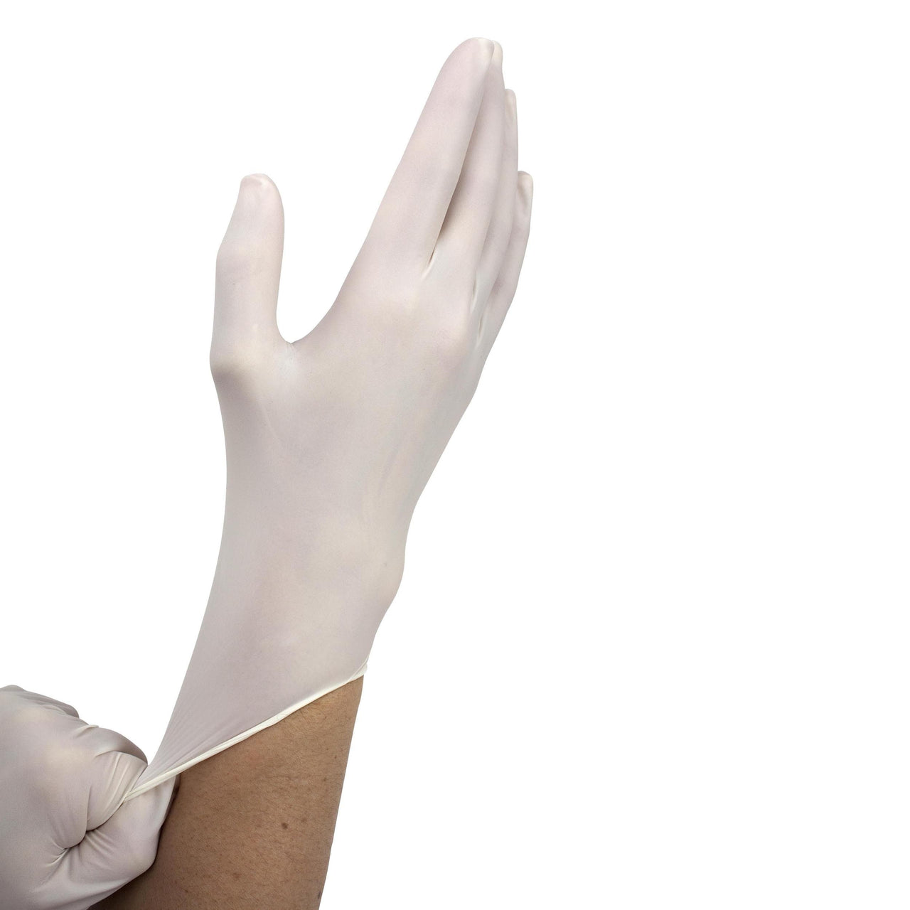 Dynarex Sensi Grip Powder Free Latex Exam Gloves - Senior.com Latex Gloves