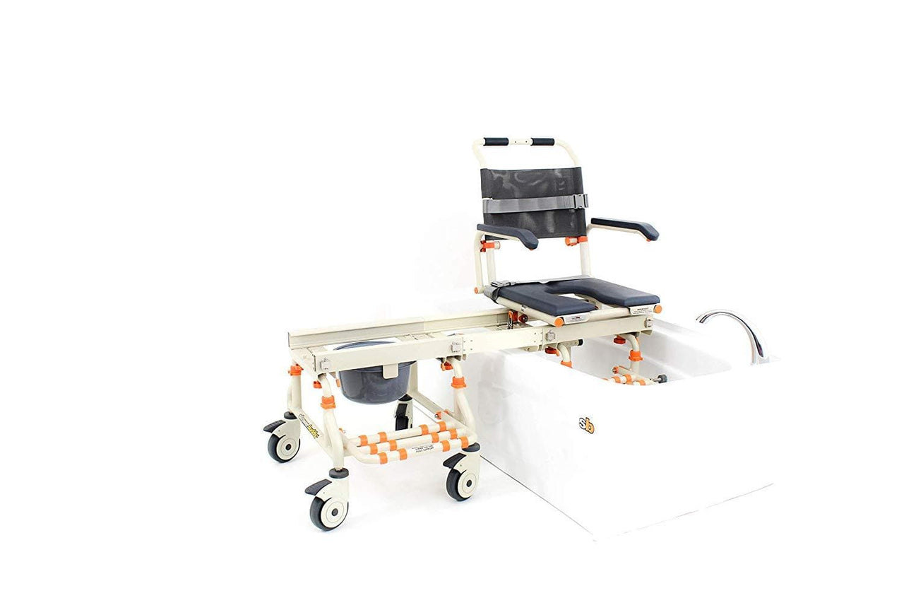 ShowerBuddy TubBuddy Lightweight Tub Transfer System with Commode