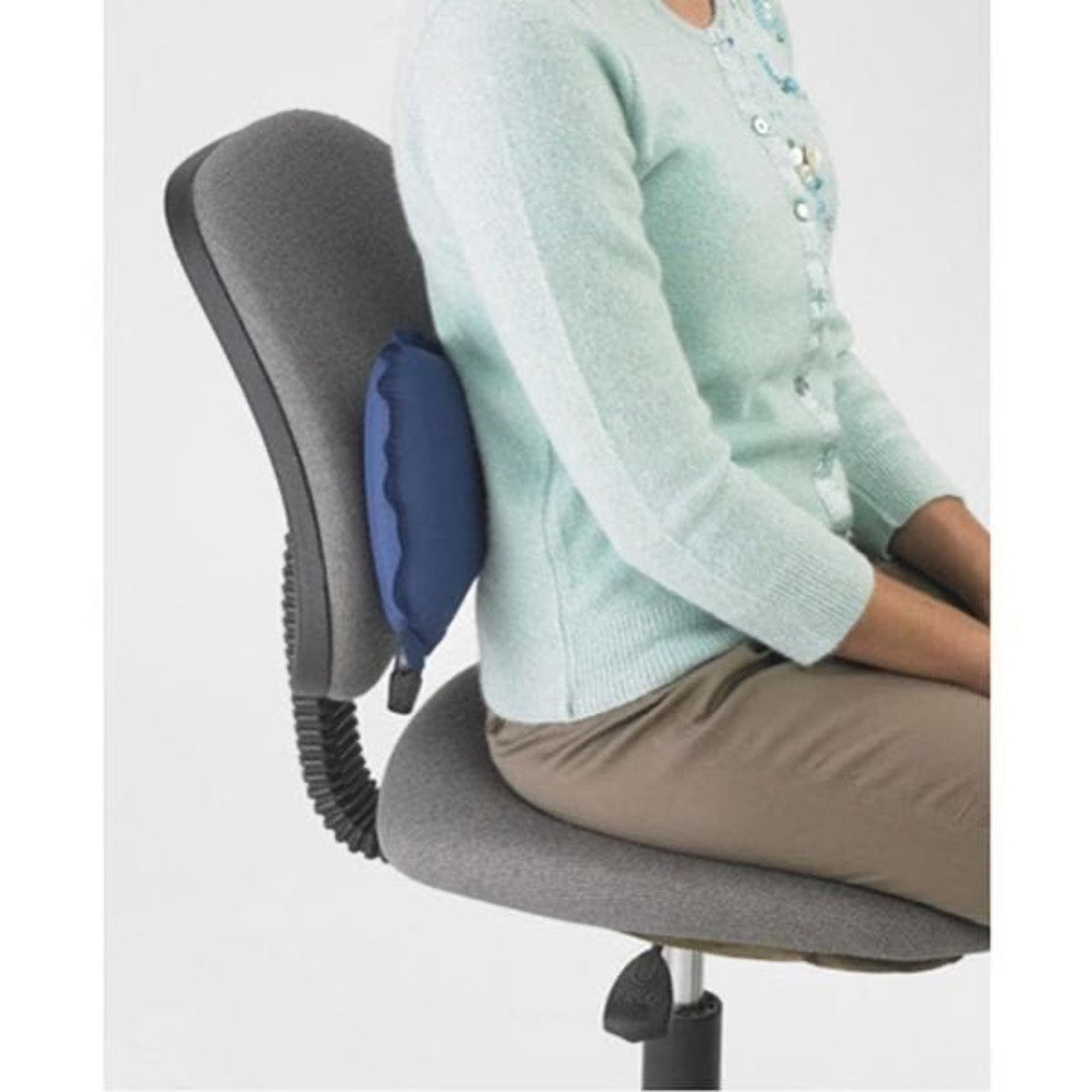 DMI Lumbar Support Pillow for Chair to Assist with Back Support with  Removable Washable Cover and Firm Insert to Ease Lower Back Pain while  Improving
