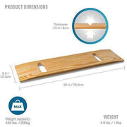 DMI Deluxe Solid Wood Bariatric Patient Transfer Boards - Senior.com Transfer Equipment