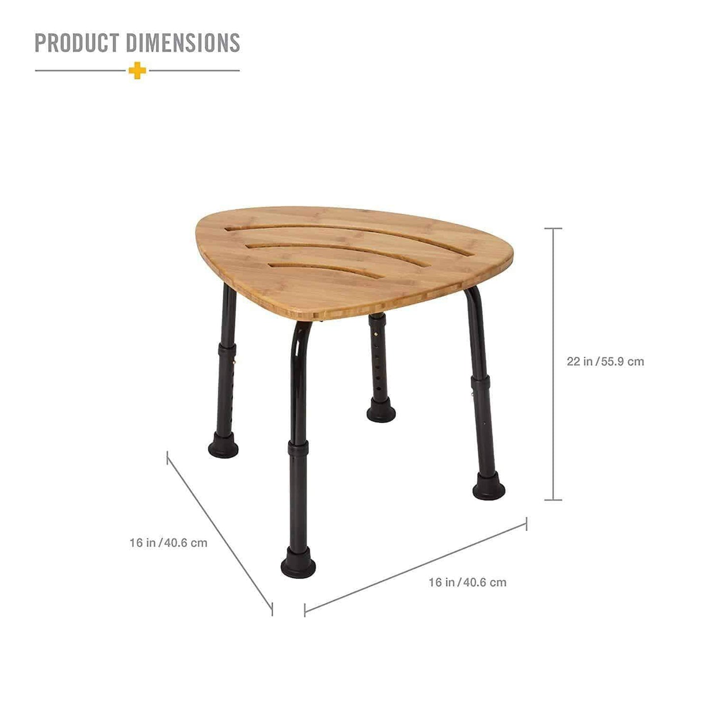 DMI Bamboo Bath Spa Bench and Corner Shower Stool - Senior.com Bath Stool