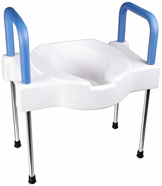 Maddak Tall-Ette Elevated Toilet Seat with Extra Wide Seating Surface and Legs - Senior.com Toilet Seat Risers