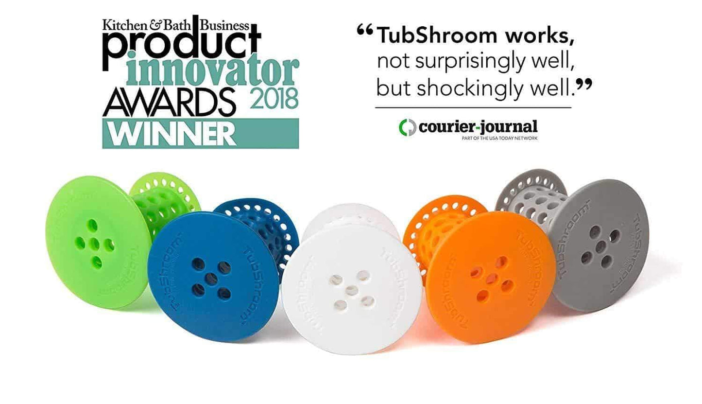 TubShroom - The Revolutionary Tub Drain Protector All-In-One Hair Catcher/Strainer/Snare - Senior.com Bathroom Accessories
