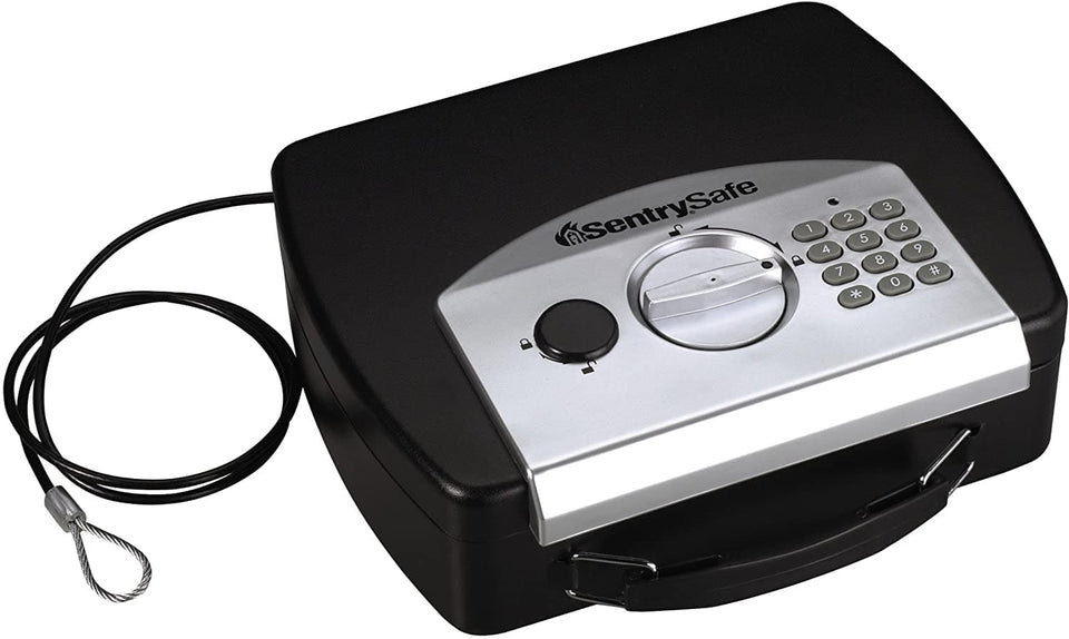 Sentry Safe Digital Security Lock Box Portable with Handle
