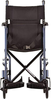 Nova Medical Lightweight Steel 17" Folding Transport Chairs - Open Box - Senior.com Transport Chairs