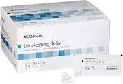 McKesson Lubricating Jelly Sterile 3 Gram Individual Packet  - 144 Per Box - Senior.com Lubricating Jelly