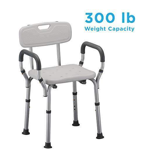 Nova Medical Bath Seats With Padded Arms and Skid Resistant Feet - Open Box - Senior.com Bath Benches & Seats