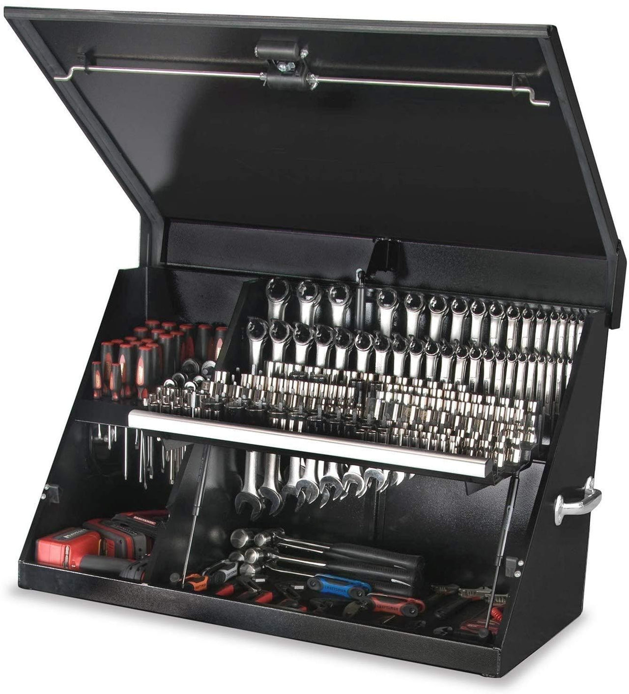 Montezuma Tool Box Rolling 36 Inch Utility Cart with 5 Storage Drawers