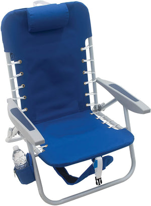 RIO Lace-up Aluminum Removable Backpack Chair - Pacific Blue - 8 lbs