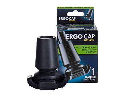 ErgoActives Ergocap Ultralite Universal Rubber Cane Tip - Senior.com Cane Tips