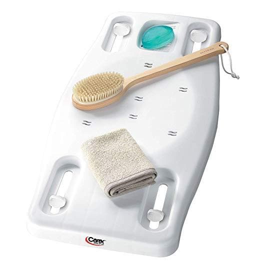 Carex Portable Bathtub Bench - Shower Bath Seat - Adjustable Width - Senior.com Bath Benches & Seats