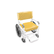 MJM International Non-Magnetic PVC Wheelchair - Comes Fully Assembled - Senior.com Transport Chairs